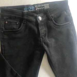 Dolce & Gabbana Jeans denim couture in black, Size 28 -great condition!